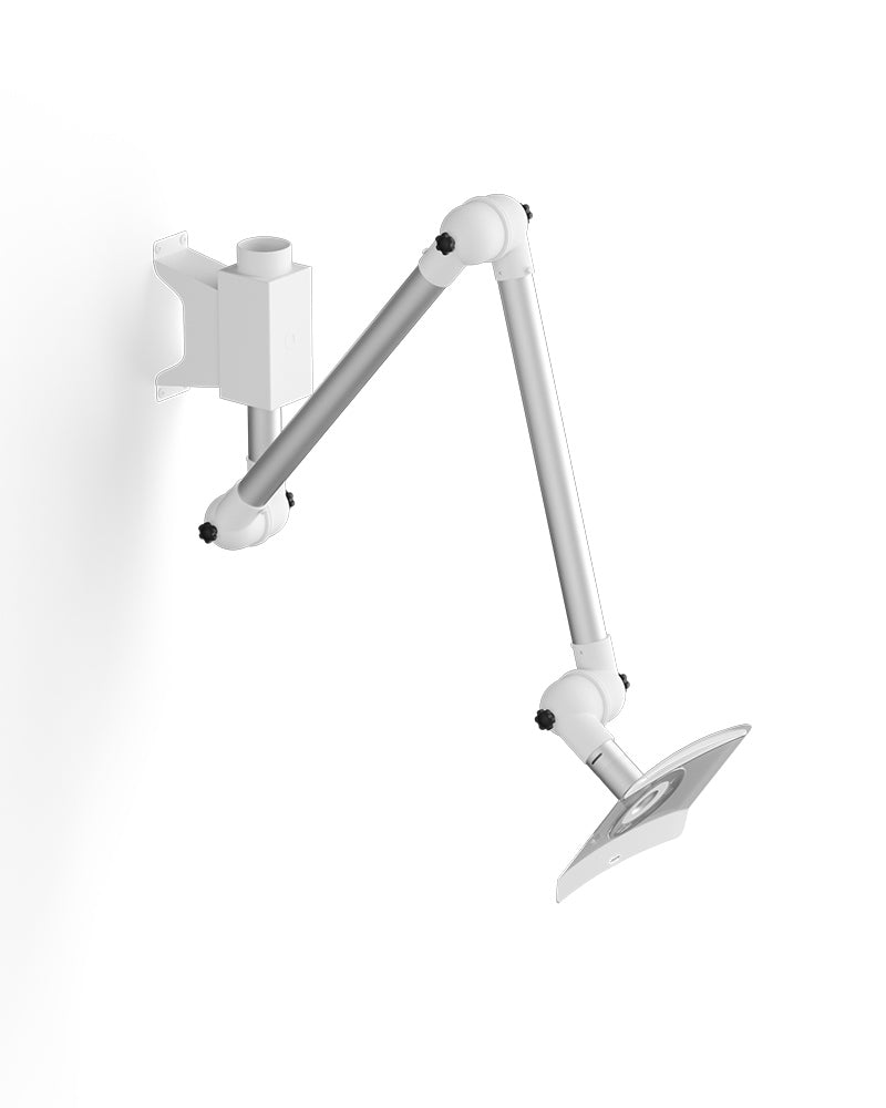 Biały ramię wyciągowe - Punktowy wyciąg do ściany